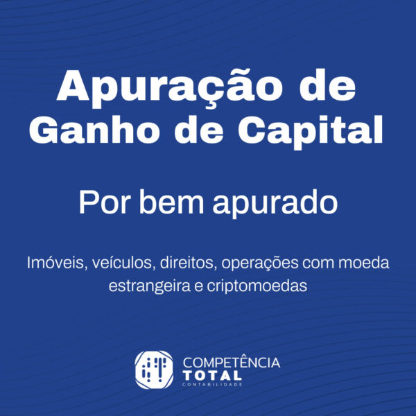 Apuração de Ganhos de Capital